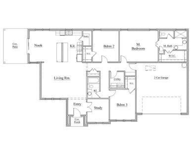 New construction Single-Family house 112 Mesa Dr, Glen Rose, TX 76043 plan Monroe - image 2