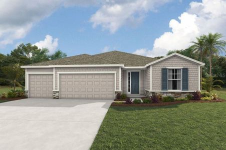 New construction Single-Family house 24461 Nw 12Th Place, Newberry, FL 32669 Hawthorne- photo 0