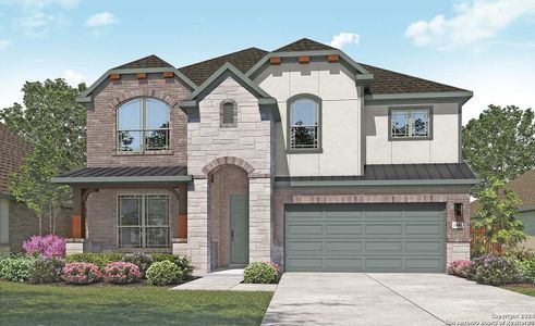 New construction Single-Family house 2034 Inkberry Avenue, New Braunfels, TX 78132 Magnolia- photo 0