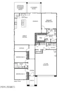 New construction Single-Family house 20636 N 225Th Dr, Surprise, AZ 85387 plan 4001 - image
