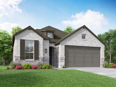 New construction Single-Family house 112 High Rock Pass, Kyle, TX 78640 plan Royce - image