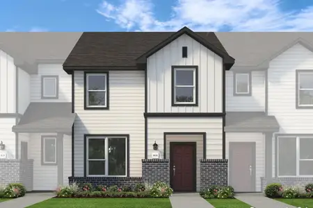 New construction Townhouse house 11915 Outer Bark Dr, Tomball, TX 77375 plan Seven Oaks Houston - image