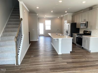 New construction Townhouse house 3007 Honeymyrtle Ln, Durham, NC 27703 Manteo II- photo 10 10
