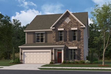 New construction Single-Family house 2458 Andrena Wy, New Hill, NC 27562 plan Watauga - Single Family Signature - image