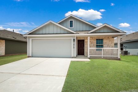 New construction Single-Family house 312 Elephants Ear Drive, New Braunfels, TX 78130 Nettleton- photo 0