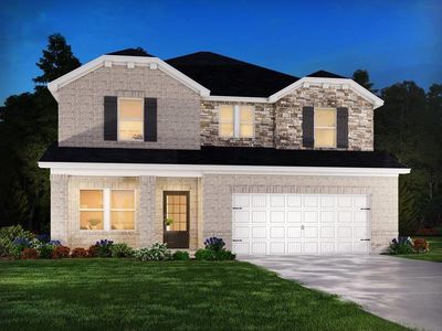 New construction Single-Family house 7750 Richmond Trail, Fairburn, GA 30213 Dakota- photo 0