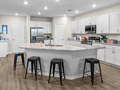 This bright, open-layout home includes a beautifully designed kitchen with granite, 36-inch cabinets, and a walk-in pantry.