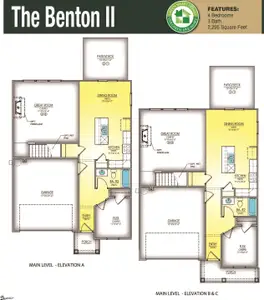 New construction Single-Family house 934 Gibbons St, Wellford, SC 29385 plan Benton II - image