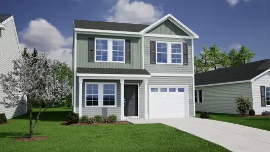 New construction Single-Family house 330 Buckthorn Dr, Youngsville, NC 27596 plan Barnwell - image