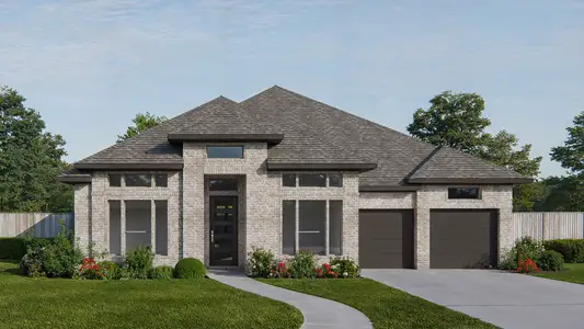 New construction Single-Family house 1937 Roundtree Cir W, Aledo, TX 76008 plan 502A - image