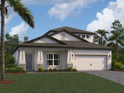 New construction Single-Family house 10706 New Morning Drive, Tampa, FL 33647 Newport II Bonus- photo 0