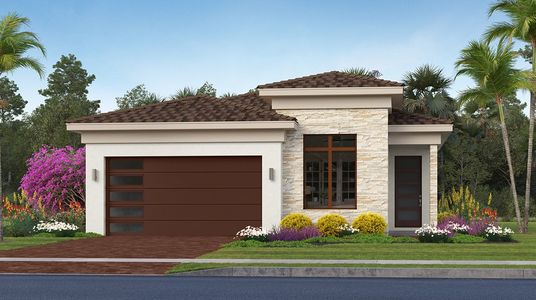 New construction Single-Family house 1381 S State Road 7, Wellington, FL 33414 plan Barcelona - image