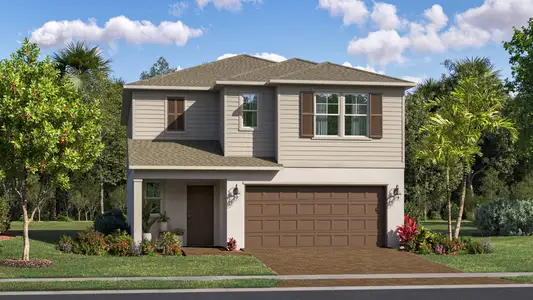 New construction Single-Family house 4320 Loggerhead Cir Se, Palm Bay, FL 32909 plan Jefferson II - image