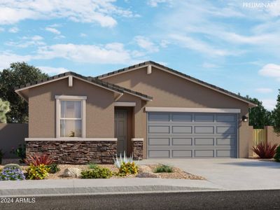 New construction Single-Family house 17318 W Sanna Street, Waddell, AZ 85355 Carson- photo 0