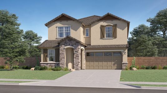 New construction Single-Family house 8308 E Petra Ave, Mesa, AZ 85212 plan Cottonwood Plan 3524 - image