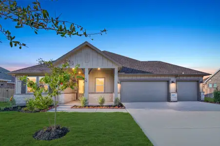 New construction Single-Family house 12027 Old Fashion Cir, Mont Belvieu, TX 77535 plan Aegean - image