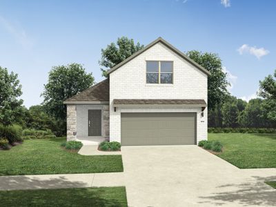 New construction Single-Family house 216 Tolo Dr, Elgin, TX 78621 plan Elm | Trinity Ranch - Texas Tree Series | 40' Lots - image