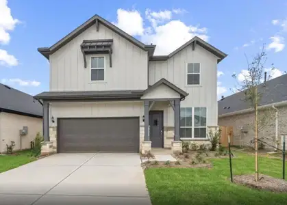 New construction Single-Family house 18202 Ellerden Forest Dr, Tomball, TX 77377 plan Hamilton - image