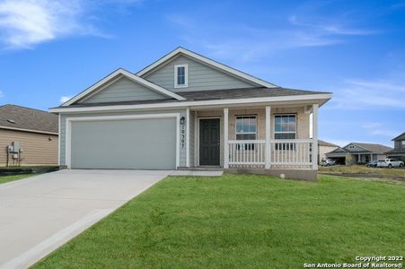 New construction Single-Family house 6271 Chastetree, Bulverde, TX 78163 Fullerton- photo 0