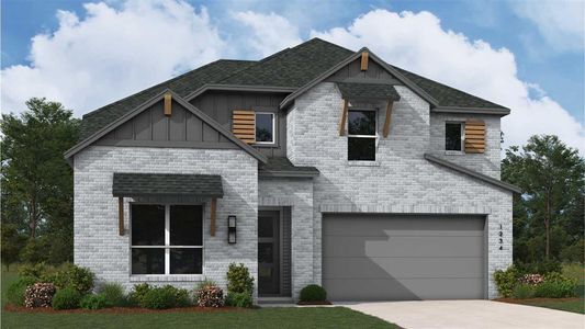 New construction Single-Family house 17743 Monarch Vista Lane, Conroe, TX 77302 Bernini Plan- photo 0