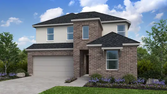 New construction Single-Family house 1315 N Yellow Rose Ct, Tomball, TX 77375 plan Reid - image