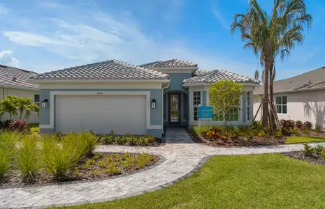 New construction Single-Family house 9225 Pacific Palms Ave, Melbourne, FL 32940 plan Mystique - image