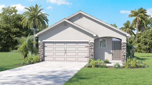 New construction Single-Family house 7018 Flint Creek Dr, Land O' Lakes, FL 34638 plan Allex II - image