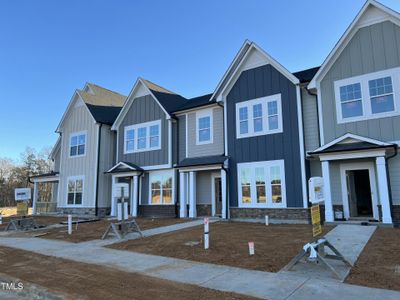 New construction Townhouse house 3179 Mission Olive Place, New Hill, NC 27562 - photo 0