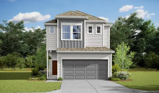 New construction Single-Family house 8819 Knoll Branch Drive, Houston, TX 77080 Naples- photo 0