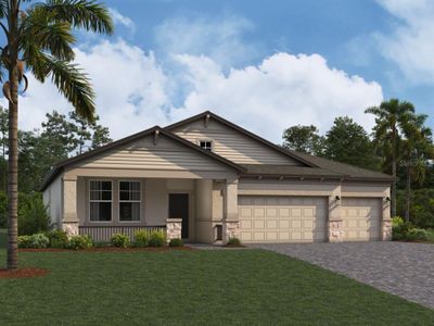 New construction Single-Family house 2416 Clary Sage Drive, Spring Hill, FL 34609 Corina  III- photo 0