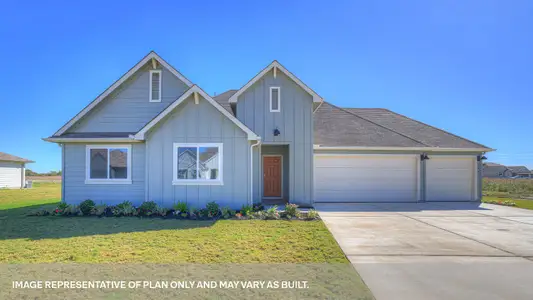 New construction Single-Family house 409 Kolbo Crossing Cv, Lockhart, TX 78644 plan The Dean - image