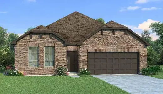 New construction Single-Family house 21115 Iberian Magpie Trl, Tomball, TX 77377 plan Basswood II - image
