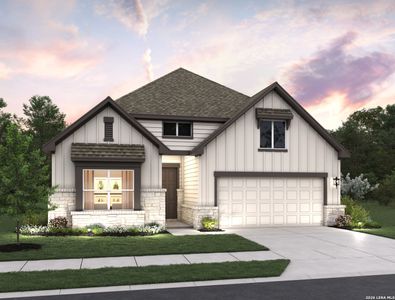 New construction Single-Family house 128 Yale St, Seguin, TX 78155 plan Alyssa - image