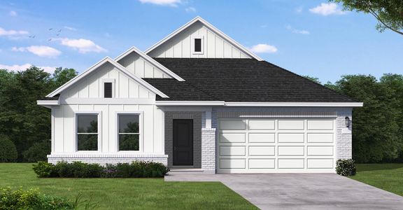 New construction Single-Family house 6731 Pebble Bluff Ct, Cove, TX 77523 - image