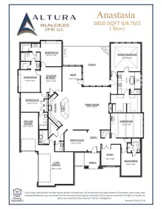 New construction Single-Family house 269 Panther Trl, Van Alstyne, TX 75495 plan Anastacia B - image