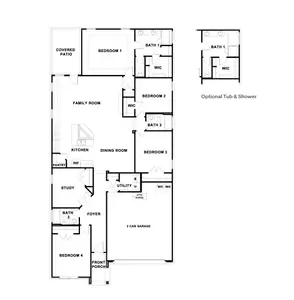 New construction Single-Family house 1933 Crooked Creek St, Leander, TX 78641 plan The Salinger - image 4