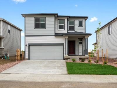 New construction Single-Family house 6691 Roundtail Wy, Colorado Springs, CO 80925 plan The Red Rock - image