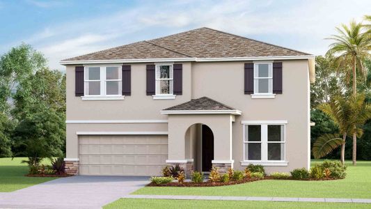 New construction Single-Family house 11105 Cotton Vale Place, San Antonio, FL 33576 - photo 0