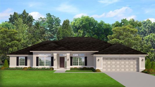 New construction Single-Family house 2527 W Begonia Drive, Beverly Hills, FL 34465 2240- photo 0