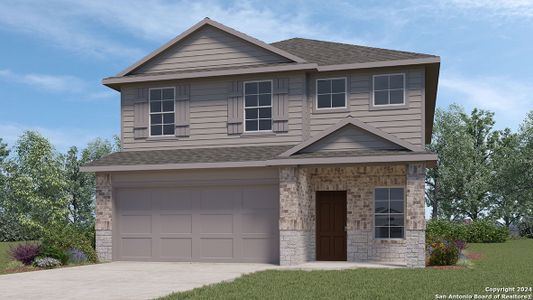 New construction Single-Family house 5502 Concho Spgs, San Antonio, TX 78253 The Madison- photo 0 0