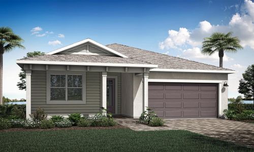 New construction Single-Family house 14391 Sw Skye Drive, Port Saint Lucie, FL 34987 Caledon- photo 0