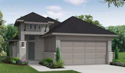 New construction Single-Family house 31936 Retama Ranch Lane, Spring, TX 77386 Leona (1673-HV-30)- photo 0