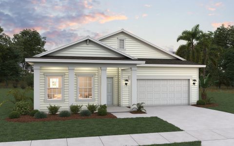 New construction Single-Family house 50 Ribera Dr, Flagler Beach, FL 32136 plan Glenwood - image