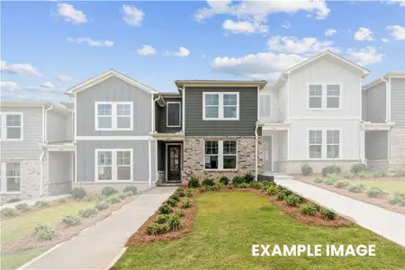 New construction Townhouse house 123 Park Ridge Cir, Unit 104, Emerson, GA 30137 plan The Monroe A - image