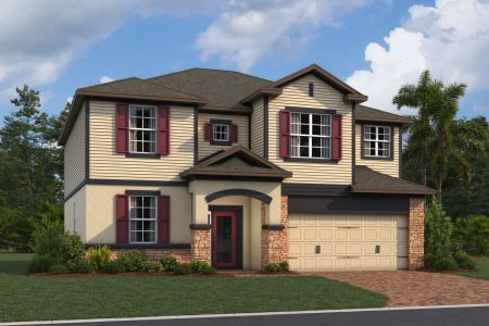 New construction Single-Family house 5266 High Line Dr, St. Cloud, FL 34771 plan Santa Barbara II - Eco Series - image