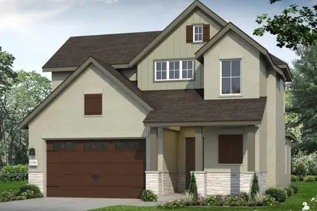New construction Single-Family house 600 C-Bar Ranch Trl, Unit 120, Cedar Park, TX 78613 plan Cross Creek 2072 - image