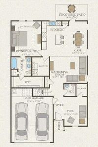 Pulte Homes, Enloe floor plan