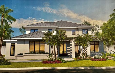 New construction Single-Family house 15 Cayuga Rd, Sea Ranch Lakes, FL 33308 - image
