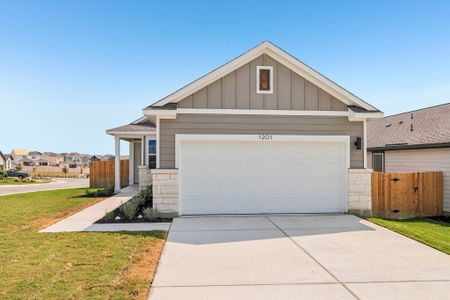 New construction Single-Family house 1201 Lavender Wy, Georgetown, TX 78628 plan Fresno - image