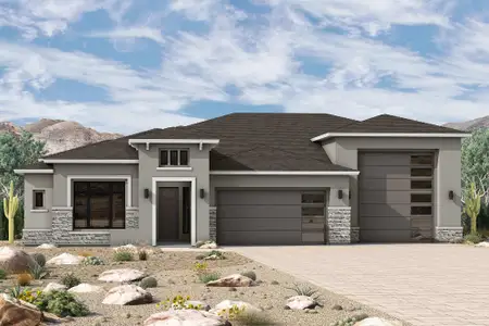 New construction Single-Family house 4125 W Prospector Wy, Buckeye, AZ 85396 plan The Luce - image
